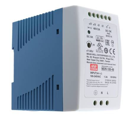 Power supply for a DIN rail 48V 2A 96W MEAN WELL | MDR-100-48
