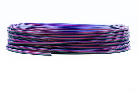 Przewód kabel 4-żyłowy do taśm LED RGB 4x0,35mm 100mb!