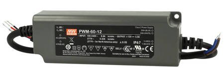 Zasilacz z interfejsem DALI do oświetlenia LED 12V 5A 60W Mean Well PWM-60-12DA2